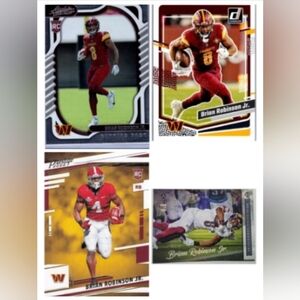 Brian Robinson 🏈 NFL Football Trading Cards Lot 🔥 Washington Commanders